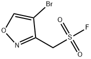 (4-bromo-1,2-oxazol-3-yl)methanesulfonyl fluoride Structure