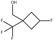 3-fluoro-1-(trifluoromethyl)cyclobutyl]methanol, Mixture of diastereomers 结构式