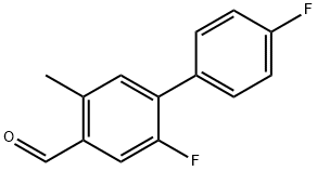 [1,1'-Biphenyl]-4-carboxaldehyde, 2,4'-difluoro-5-methyl- 结构式