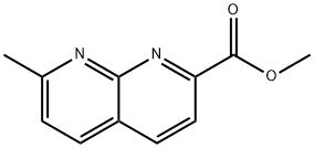 1,?8-?Naphthyridine-?2-?carboxylic acid, 7-?methyl-?, methyl ester,2624442-11-9,结构式