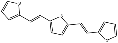 Thiophene, 2,5-bis[(1E)-2-(2-thienyl)ethenyl]- Structure