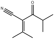 Pentanenitrile, 4-methyl-2-(1-methylethylidene)-3-oxo- 结构式