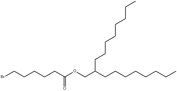 Hexanoic acid, 6-bromo-, 2-octyldecyl ester 结构式