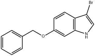 1H-Indole, 3-bromo-6-(phenylmethoxy)-,2628351-12-0,结构式