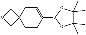 4,4,5,5-四甲基-2-(2-氧杂螺[3.5]壬-6-烯-7-基)-1,3,2-二氧杂硼烷 结构式