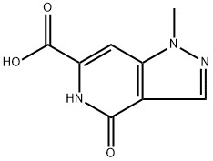 1 -methyl-4-oxo-3a,4-dihydro-1H-pyrazolo[4,3-c]pyridine-6-carboxylic acid Struktur