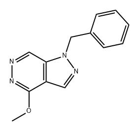 2633637-51-9 1H-Pyrazolo[3,4-d]pyridazine, 4-methoxy-1-(phenylmethyl)-