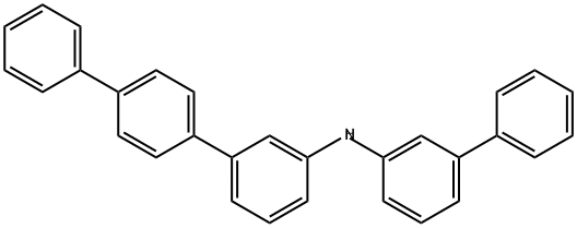 [1,1':4',1''-Terphenyl]-3-amine, N-[1,1'-biphenyl]-3-yl- Structure