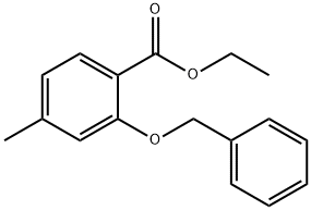 ethyl 2-(benzyloxy)-4-methylbenzoate Structure