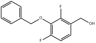 (3-(benzyloxy)-2,4-difluorophenyl)methanol 结构式