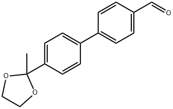 4'-(2-Methyl-1,3-dioxolan-2-yl)-[1,1'-biphenyl]-4-carbaldehyde Structure