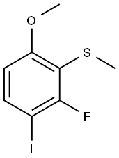 (2-Fluoro-3-iodo-6-methoxyphenyl)(methyl)sulfane Structure