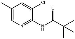 N-(3-chloro-5-methylpyridin-2-yl)pivalamide Structure