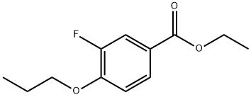 Ethyl 3-fluoro-4-propoxybenzoate Structure