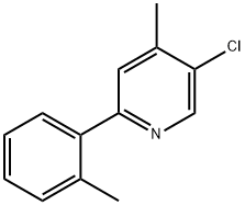 5-Chloro-4-methyl-2-(o-tolyl)pyridine Structure