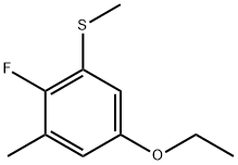 (5-Ethoxy-2-fluoro-3-methylphenyl)(methyl)sulfane Struktur