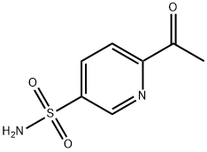 3-Pyridinesulfonamide, 6-acetyl- Struktur