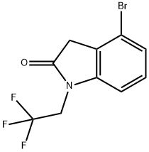 4-bromo-1-(2,2,2-trifluoroethyl)indolin-2-one|4-溴-1-(2,2,2-三氟乙基)吲哚-2-酮