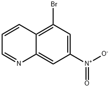 Quinoline, 5-bromo-7-nitro- 化学構造式