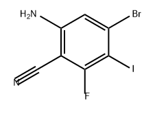 Benzonitrile, 6-amino-4-bromo-2-fluoro-3-iodo-,2638503-57-6,结构式