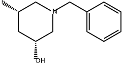 (3R,5S)-1-苄基-5-氟哌啶-3-醇,2639373-07-0,结构式