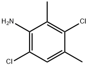 Benzenamine, 3,6-dichloro-2,4-dimethyl- Struktur