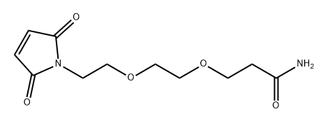 Propanamide, 3-[2-[2-(2,5-dihydro-2,5-dioxo-1H-pyrrol-1-yl)ethoxy]ethoxy]-,2639395-35-8,结构式