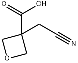3-(cyanomethyl)oxetane-3-carboxylic acid,2639415-06-6,结构式