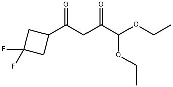 2639417-63-1 1-(3,3-difluorocyclobutyl)-4,4-diethoxybutane-1,3-dione