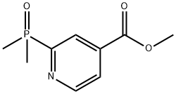 methyl 2-(dimethylphosphoryl)pyridine-4-carboxylate Struktur