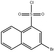 3-bromonaphthalene-1-sulfonyl chloride 结构式