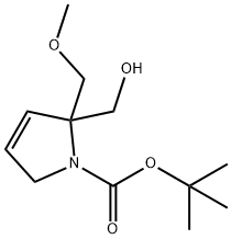 2639426-43-8 tert-butyl 2-(hydroxymethyl)-2-(methoxymethyl)-2,5-dihydro-1H-pyrrole-1-carboxylate