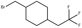1-(bromomethyl)-4-(2,2,2-trifluoroethyl)cyclohexane, Mixture of diastereomers Structure
