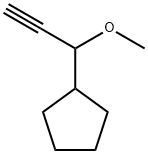 (1-methoxyprop-2-yn-1-yl)cyclopentane Struktur