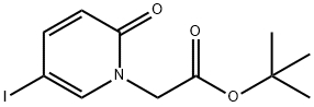 tert-butyl 2-(5-iodo-2-oxo-1,2-dihydropyridin-1-yl)acetate 结构式