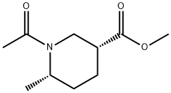 (3R,6S)-甲基1-乙酰基-6-甲基哌啶-3-羧酸盐, 2639483-93-3, 结构式