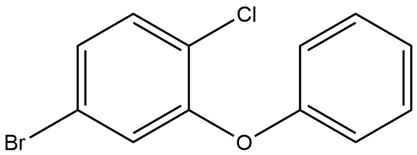 4-Bromo-1-chloro-2-phenoxybenzene,2639626-47-2,结构式