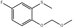 (5-Fluoro-2-(methoxymethoxy)phenyl)(methyl)sulfane Structure