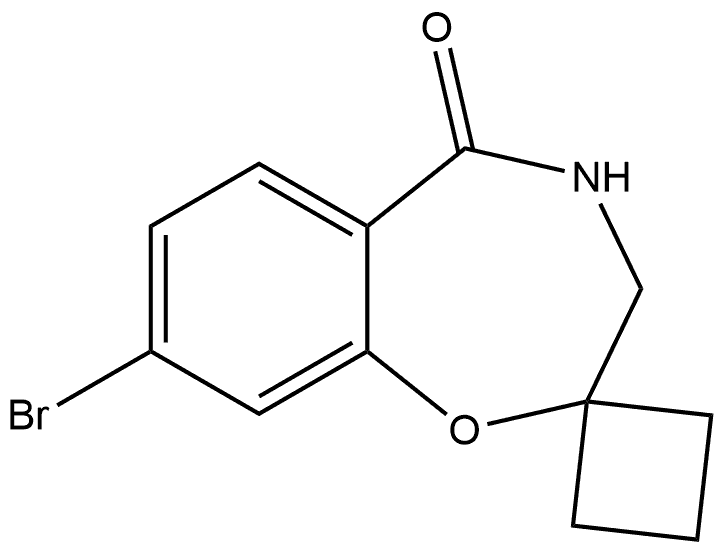 2639940-69-3 8-溴-3H-螺[苯并[F][1,4]氧氮杂环庚烷-2,1'-环丁烷]-5(4H)-酮