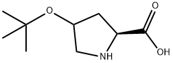 L-Proline, 4-(1,1-dimethylethoxy)- Struktur