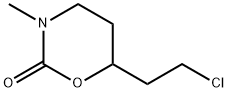 6-(2-chloroethyl)-3-methyl-1,3-oxazinan-2-one Structure