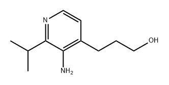 4-Pyridinepropanol, 3-amino-2-(1-methylethyl)- Structure