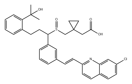 孟鲁斯特钠EP杂质C, 2641214-96-0, 结构式