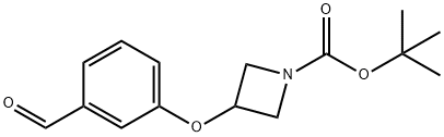 3-(3-甲酰基苯氧基)氮杂环丁烷-1-甲酸叔丁酯,2641513-23-5,结构式