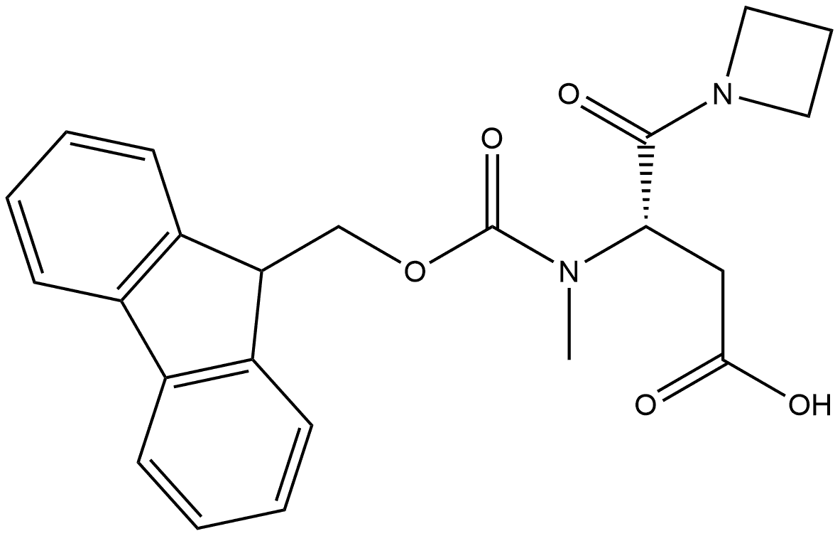 2642726-72-3 (βS)-β-[[(9H-Fluoren-9-ylmethoxy)carbonyl]methylamino]-γ-oxo-1-azetidinebutanoic acid