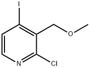 2-Chloro-4-iodo-3-(methoxymethyl)pyridine Structure