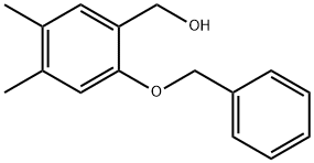 (2-(Benzyloxy)-4,5-dimethylphenyl)methanol 结构式