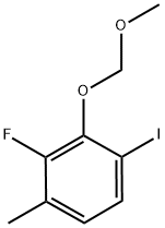 2-Fluoro-4-iodo-3-(methoxymethoxy)-1-methylbenzene,2643367-95-5,结构式