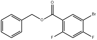 Benzyl 5-bromo-2,4-difluorobenzoate Structure