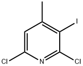 2,6-Dichloro-3-iodo-4-methylpyridine Structure